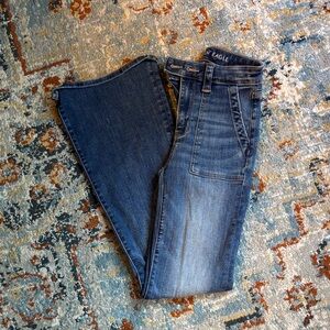 American Eagle Outfitters Dark Blue Flare Jeans